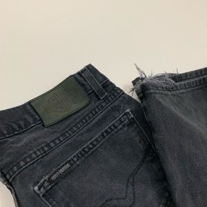 Vintage 90s Harley Davidson dark grey jeans